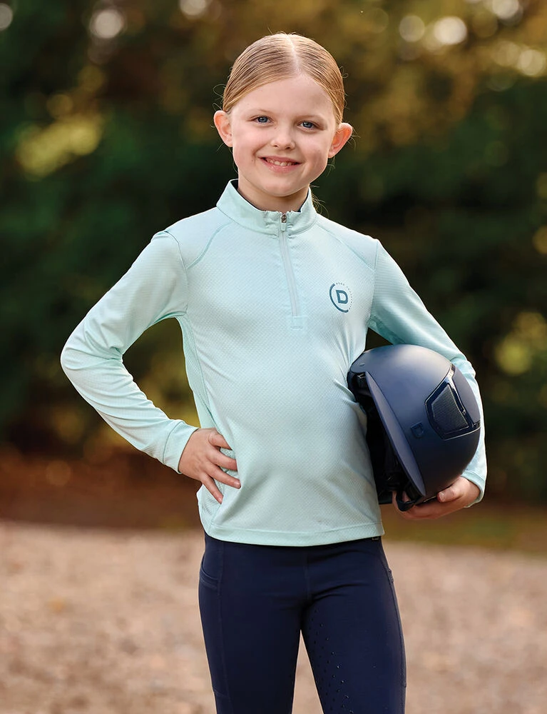 DUBLIN Kids Breathable Long Sleeve Riding Top