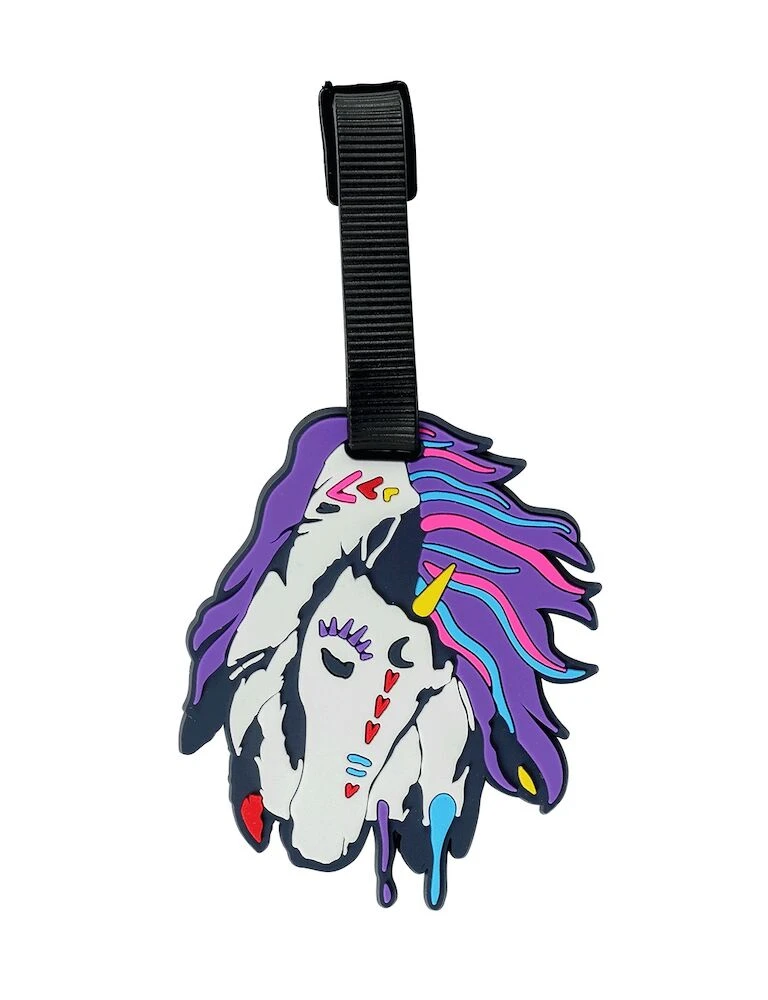 SPENCIL Dreamcatcher Horse Silicone Bag Tag
