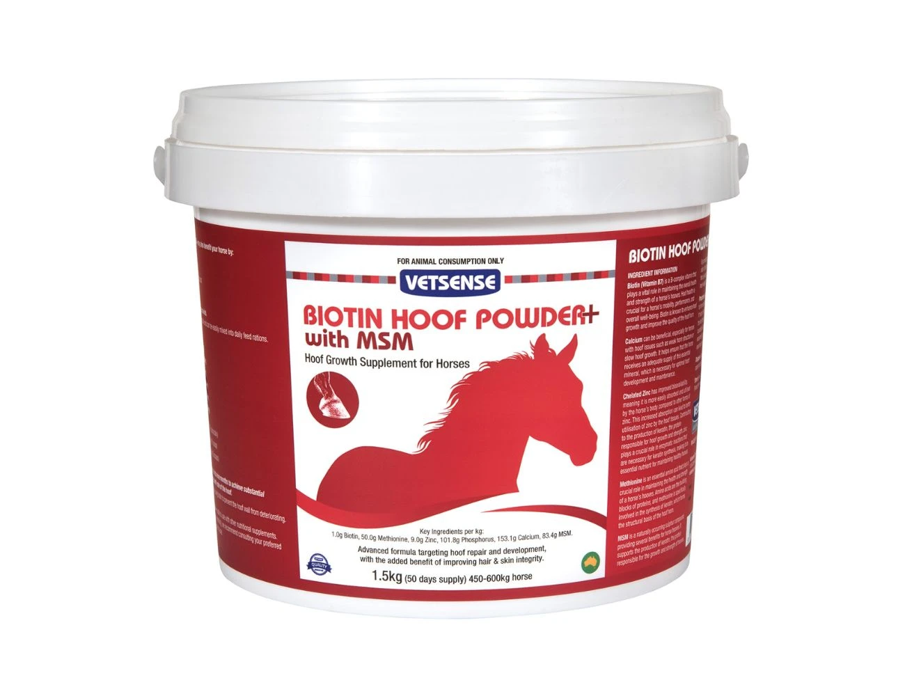 VETSENSE Biotin Hoof Powder - 1.5KG