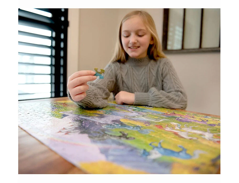 BREYER Activity World Of Breyer Unicorn 500 Piece Puzzle