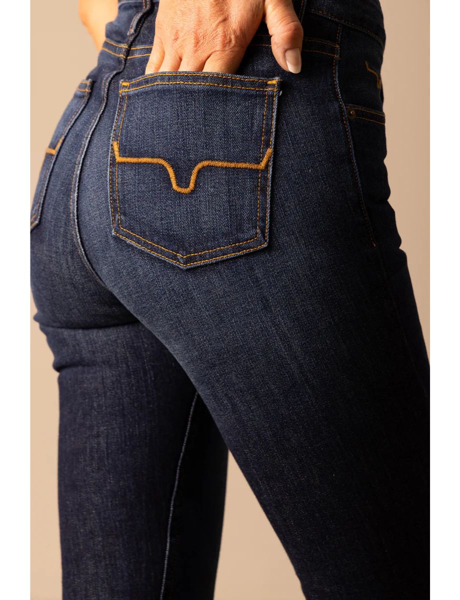 KIMES RANCH Jennifer Ladies Ultra High Rise Wide Flare Leg Jeans 34L