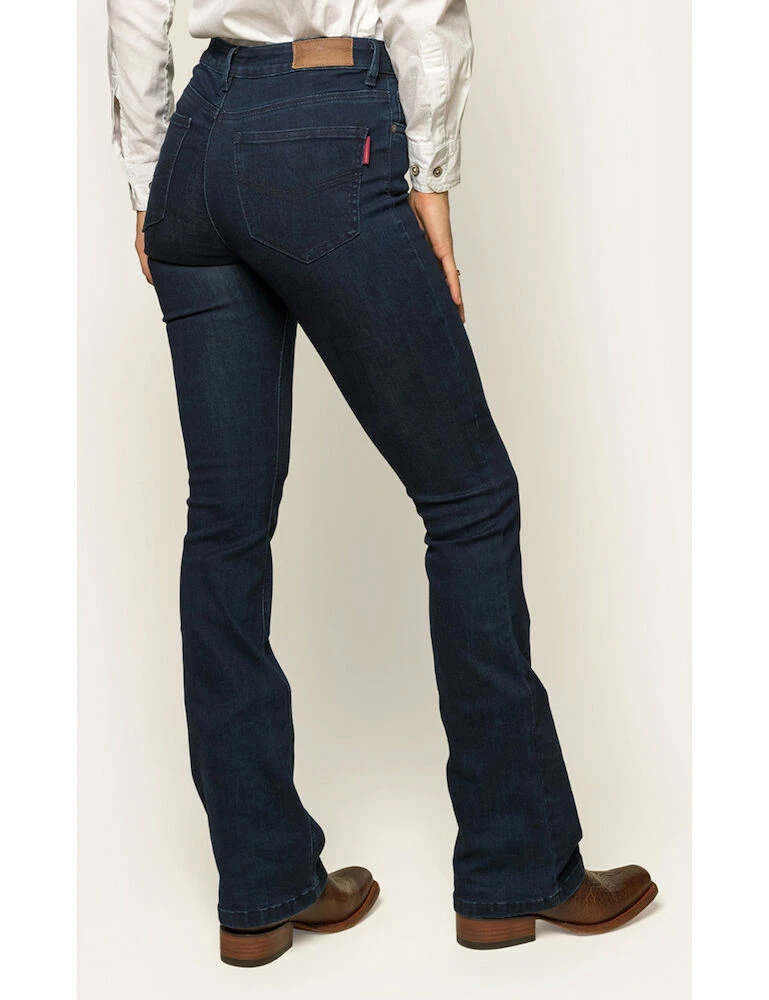 RINGERS WESTERN Katherine Womens Mid Rise Bootleg Jeans