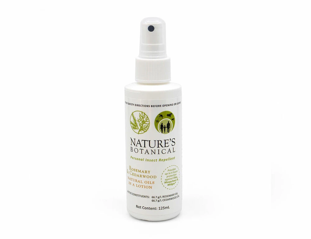 NATURE'S BOTANICAL Rosemary & Cedarwood Repellant - 125ML