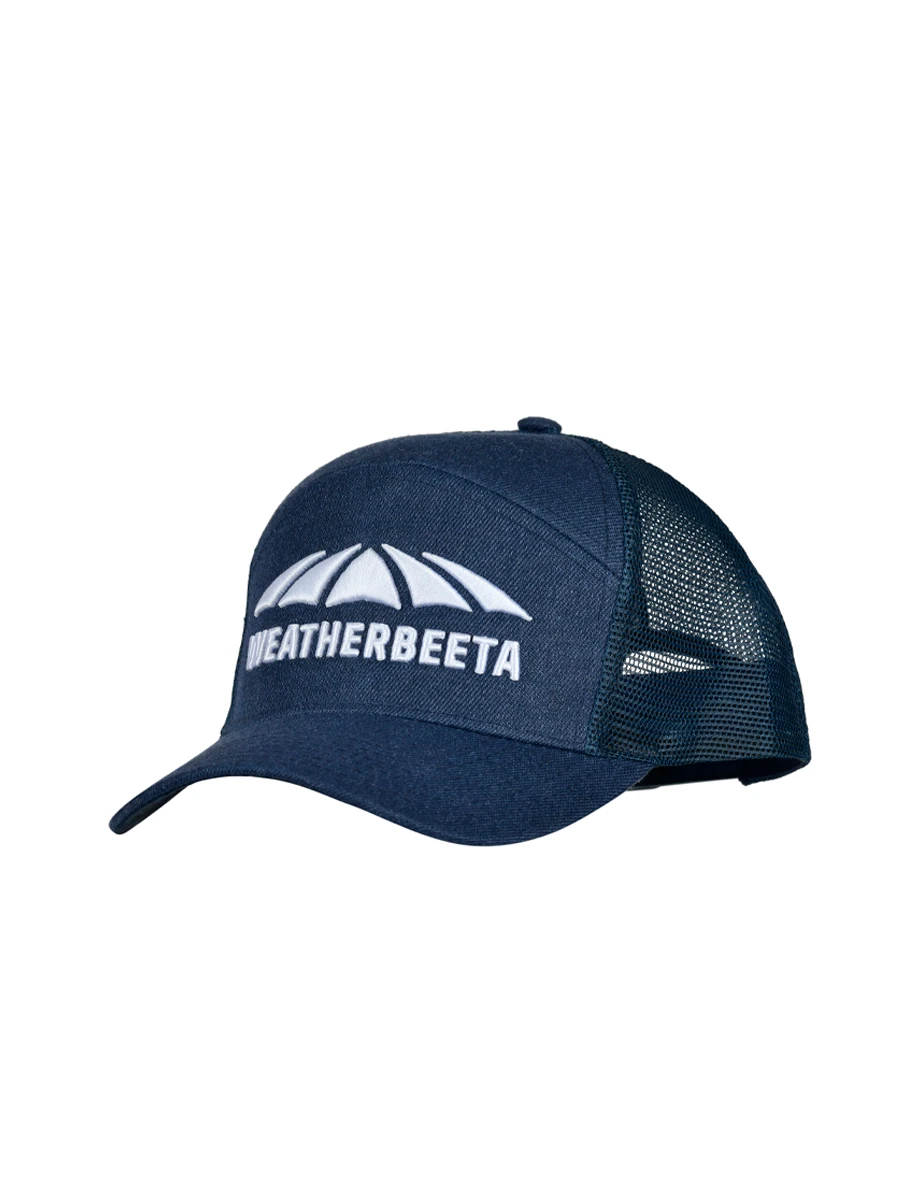WEATHERBEETA 1980 Brushed Twill Panelled Trucker Cap