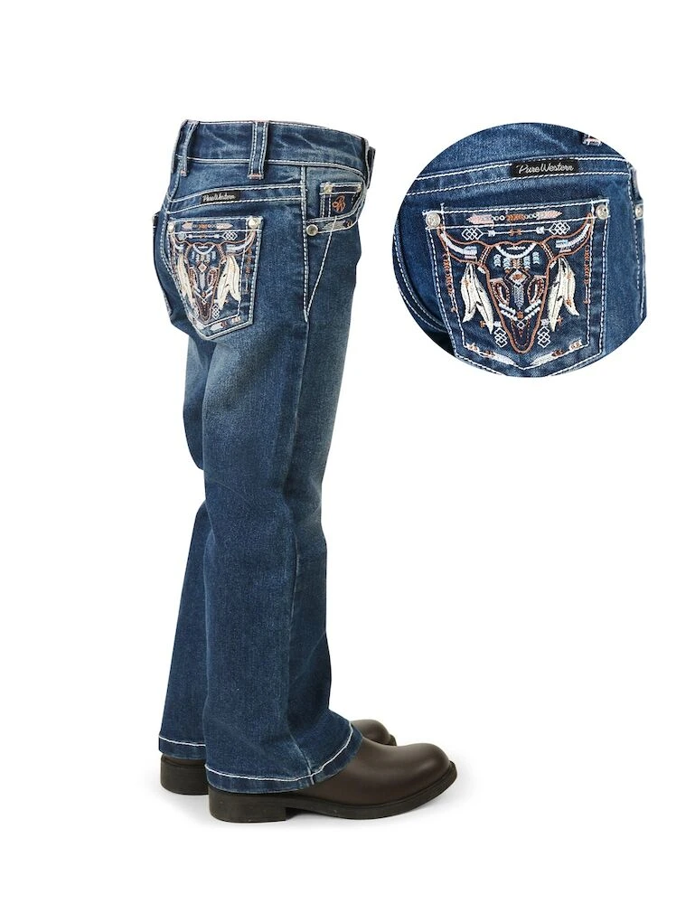 PURE WESTERN Girls Bettina Boot Cut Jeans