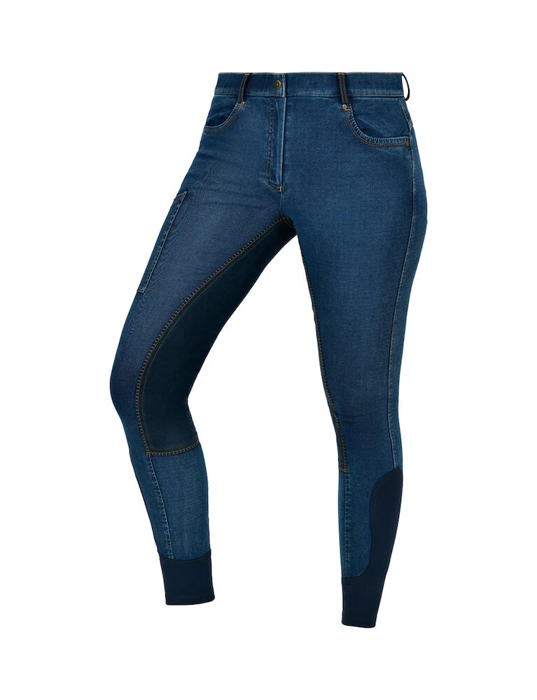 DUBLIN Shona Full Suede Seat Denim Breeches