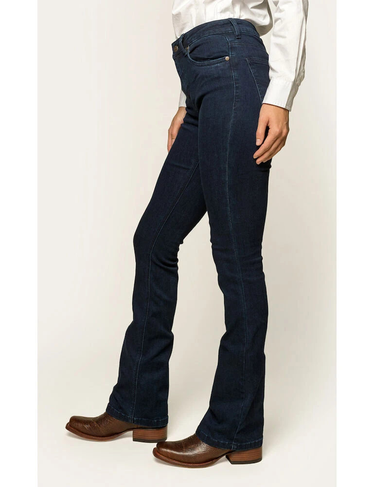 RINGERS WESTERN Katherine Womens Mid Rise Bootleg Jeans