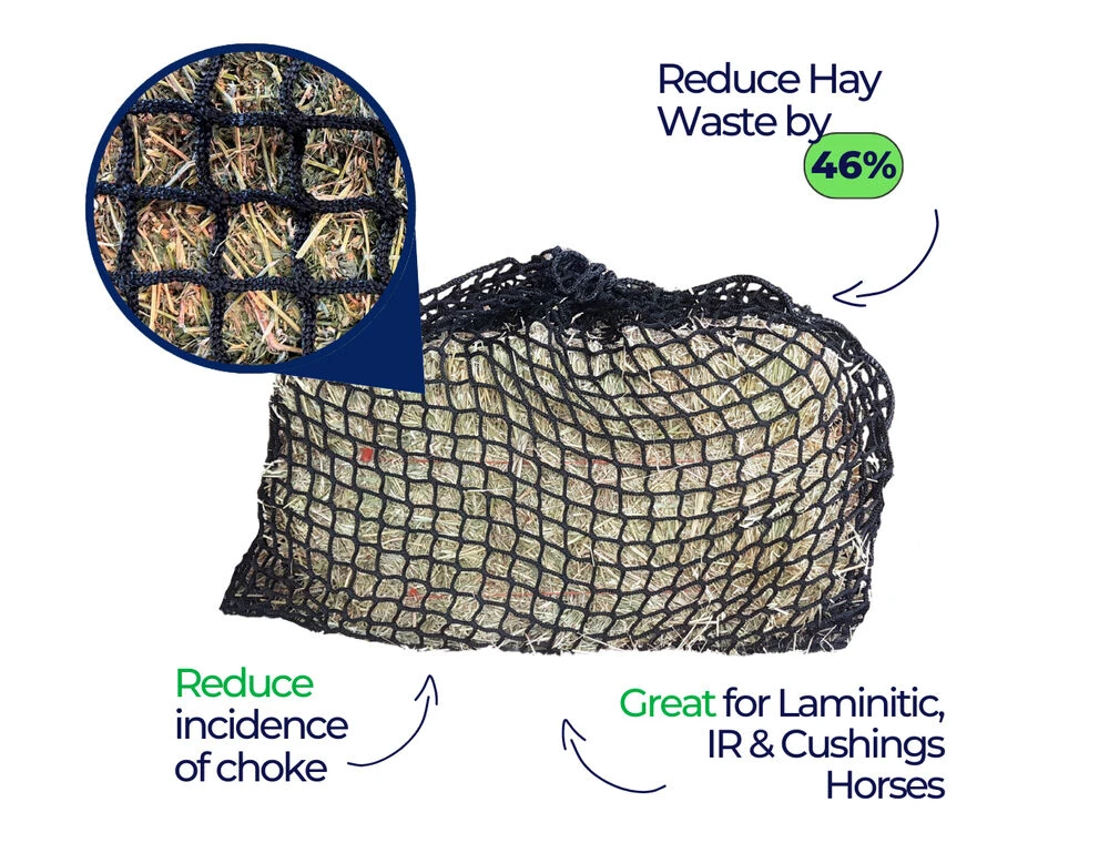 GUTZBUSTA Deluxe 5MM Knotless Slow Feed Hay Net