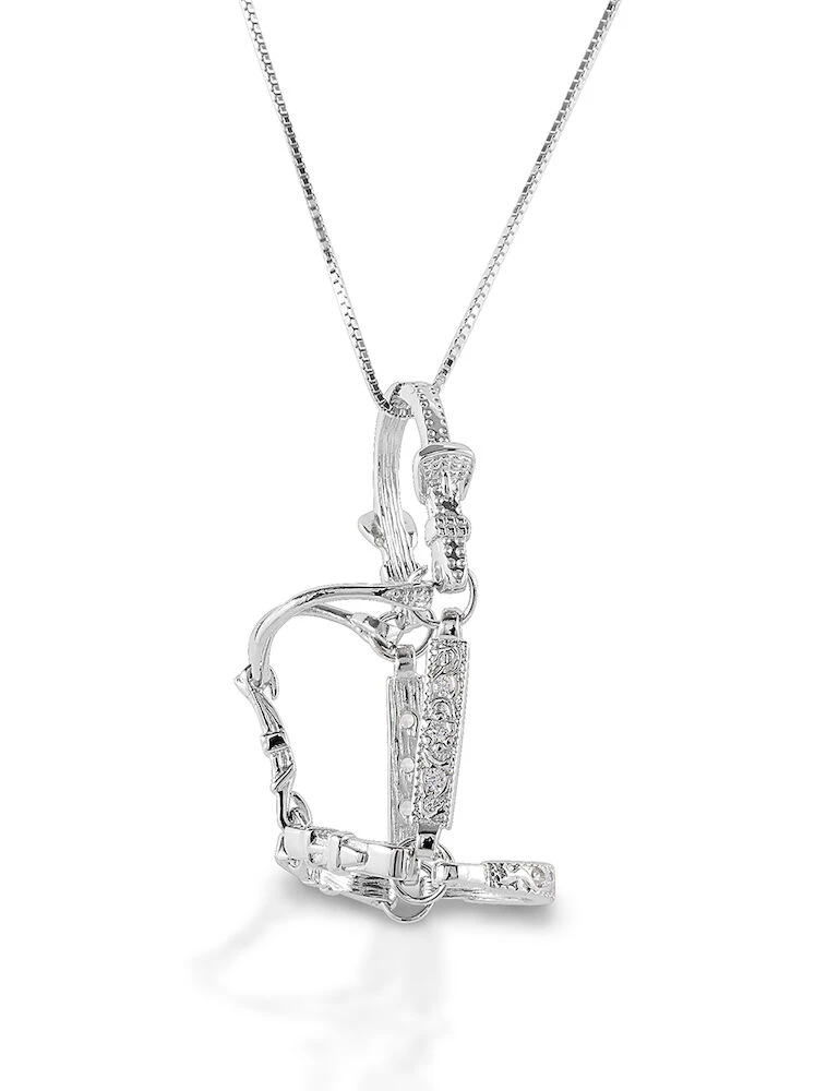 KELLY HERD Sterling Silver Large Halter Necklace