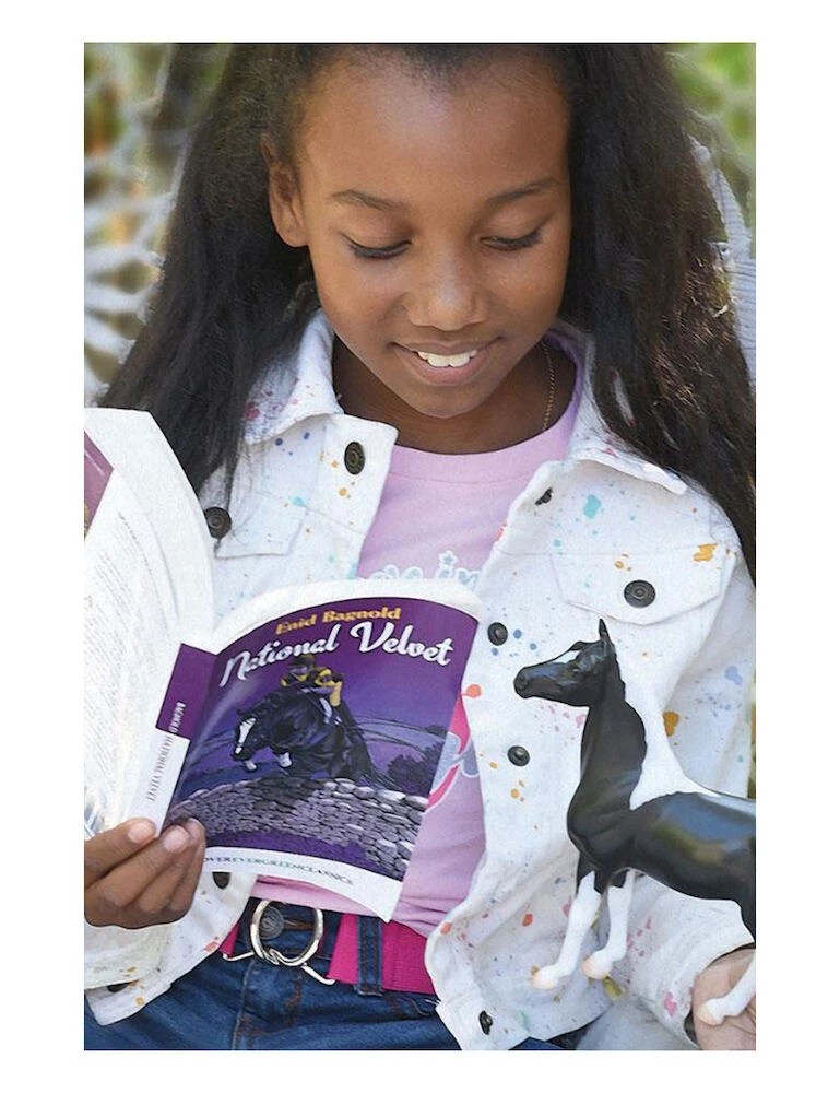 BREYER Freedom National Velvet Horse And Book Set