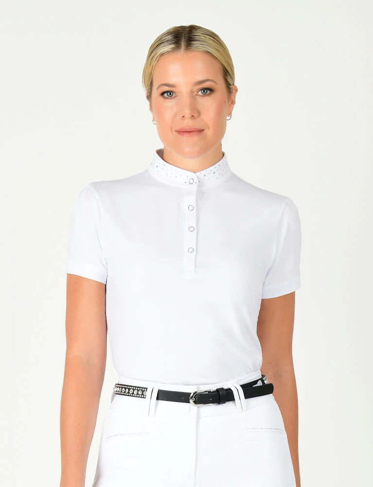 DUBLIN BLACK Cora Short Sleeve Competition Top