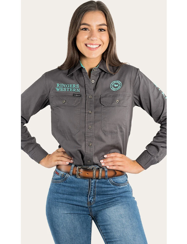 RINGERS WESTERN Signature Jillaroo Womens Full Button Work Shirt