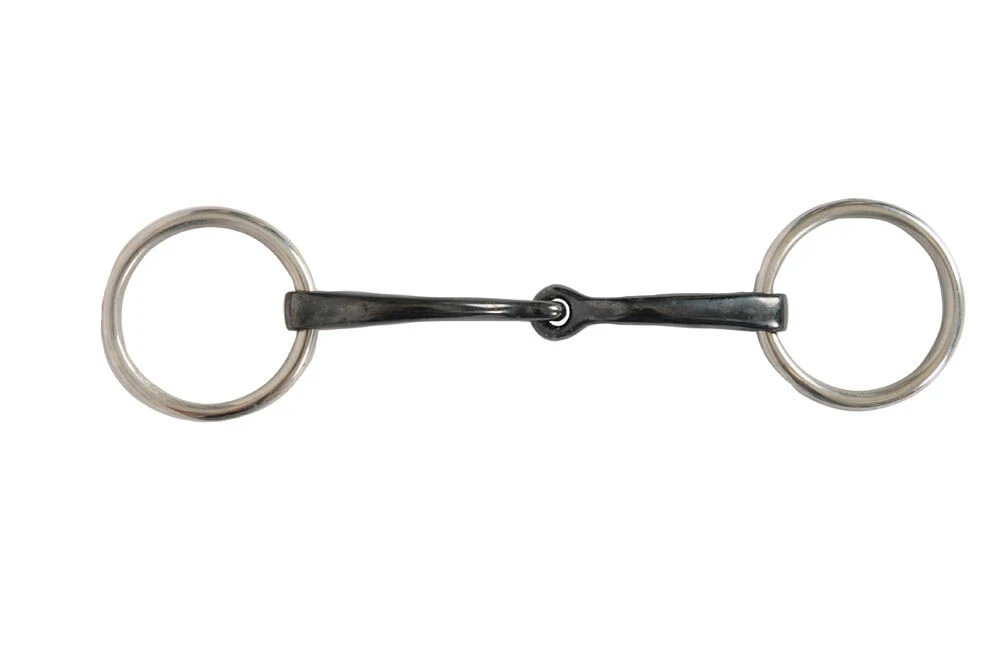JP KORSTEEL Sweet Iron Jointed Loose Ring Thin Bradoon Snaffle Bit