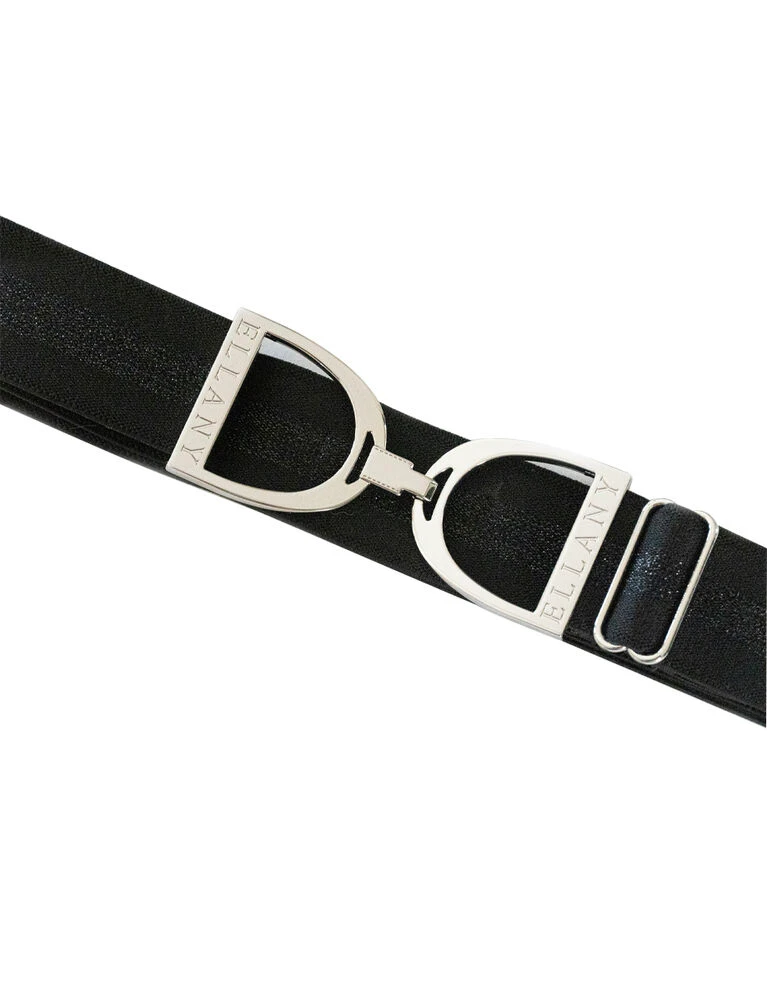ELLANY Silver Stirrup Elastic Belt