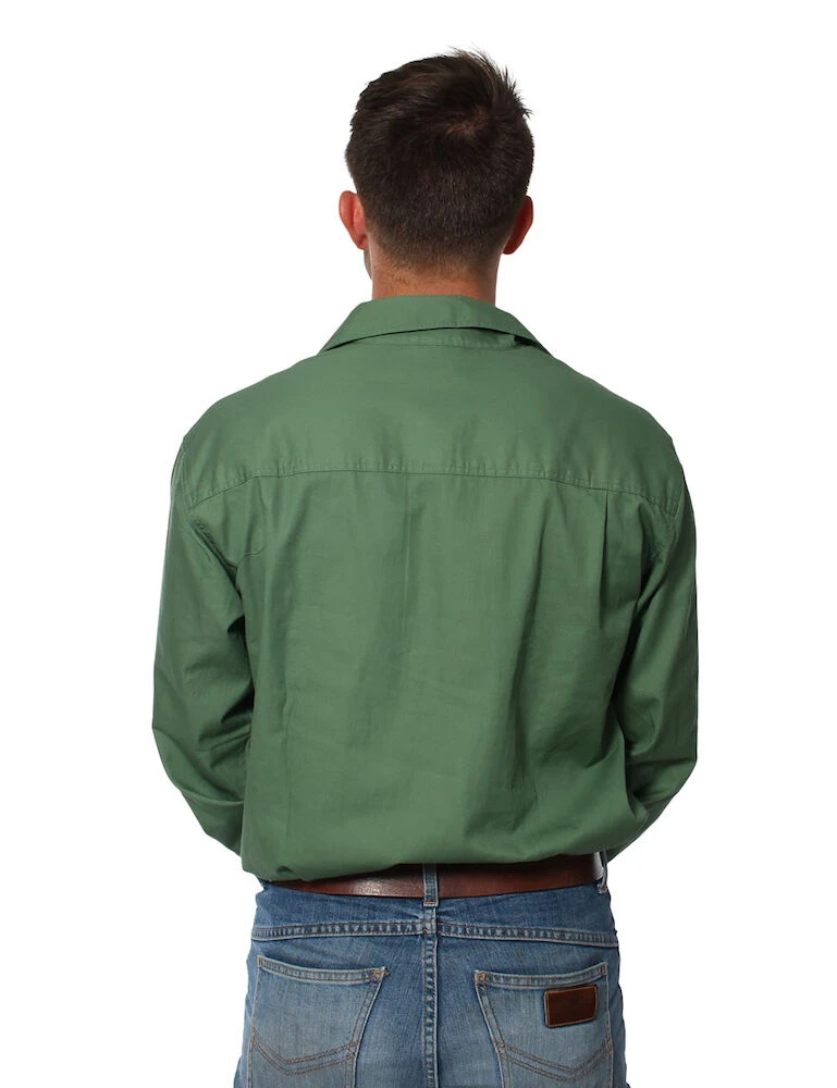 RINGERS WESTERN King River Mens Half Button Work Shirt
