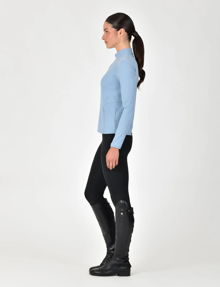 DUBLIN Fitted 1/4 Zip Long Sleeve Base Layer