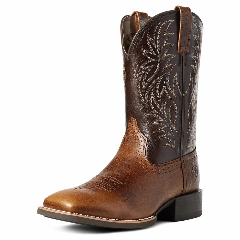 ARIAT Mens Sport Western Wide Square Toe Boots