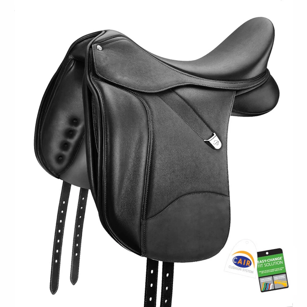 BATES Dressage + Saddle With Luxe Leather Adjustable Bars & Hart