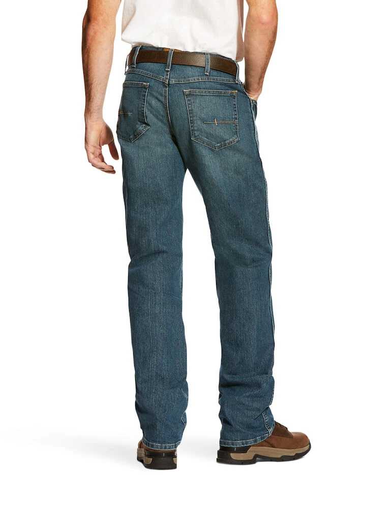 ARIAT Mens Rebar M4 Low Rise Boot Leg Jean