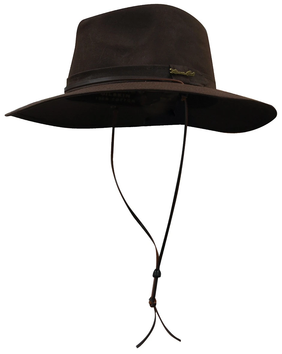THOMAS COOK Wide Brim Oilskin Hat