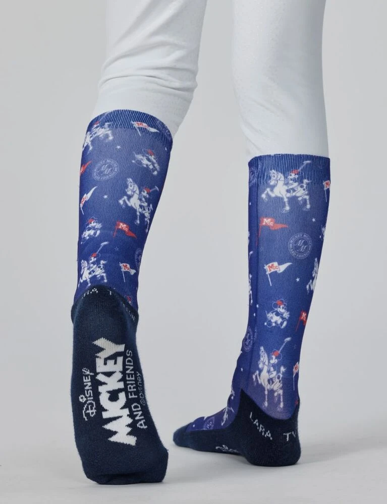 LARA TWEEDIE Mickey & Friends Country Club Chukka Riding Socks