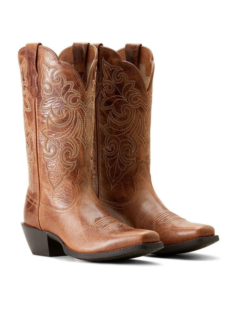 ARIAT Womens Round Up Square Toe Boots