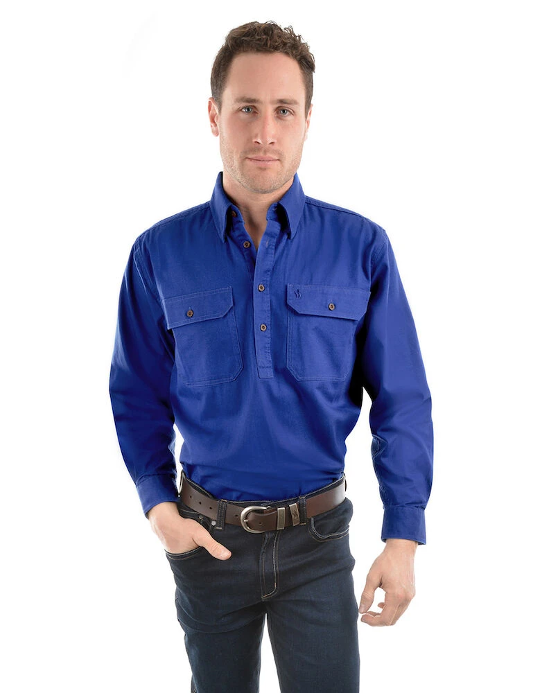 THOMAS COOK Heavy Drill 2 Pocket Long Sleeve Shirt