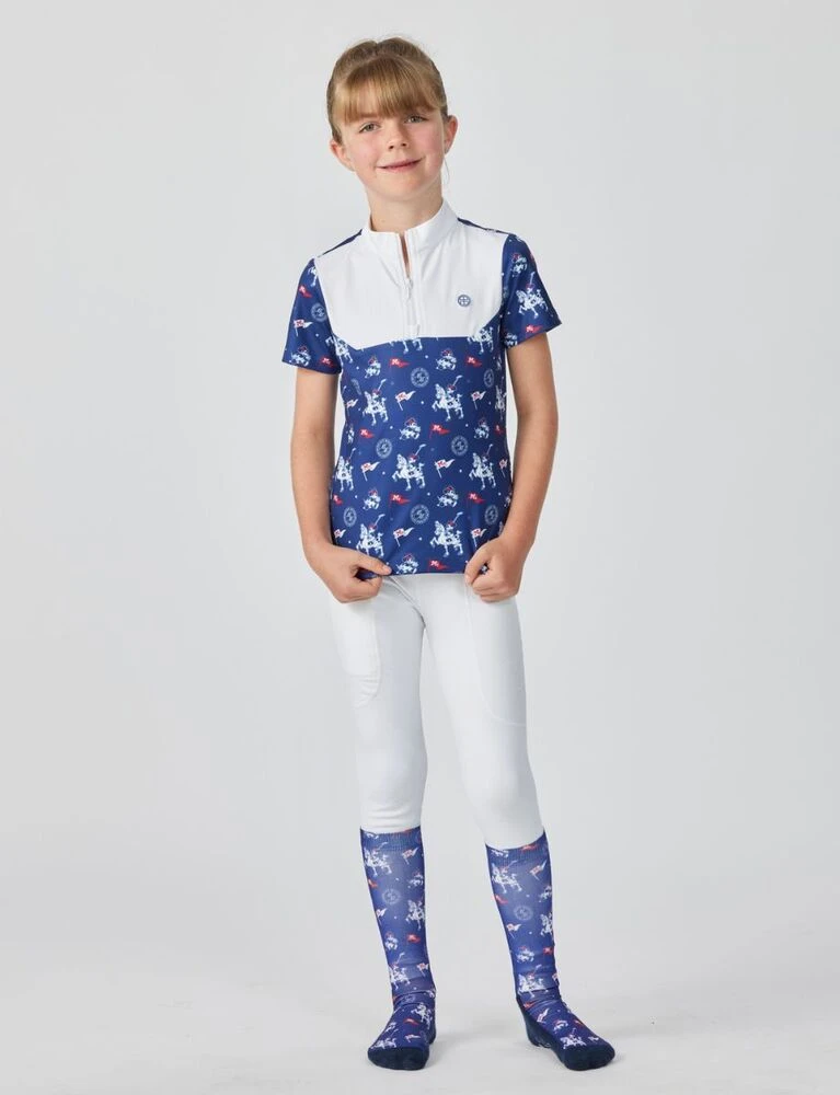 LARA TWEEDIE Mickey & Friends Country Club Chukka Short Sleeve Competition Top