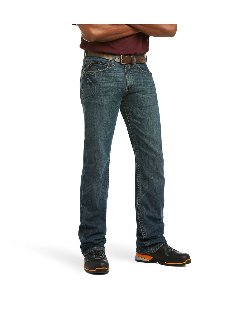 ARIAT Mens Rebar M5 Slim Straight Jeans