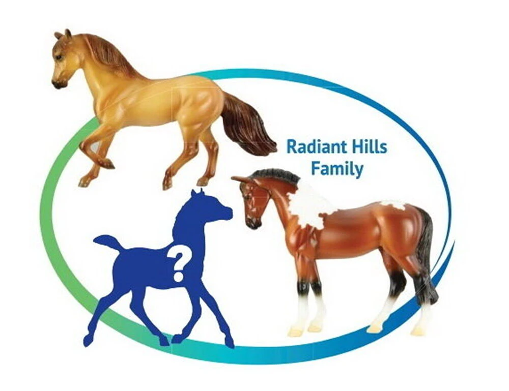 BREYER Stablemates Horse Foal Surprise Radiant Hills Family