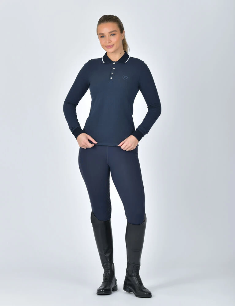 DUBLIN Cotton Pique Long Sleeve Polo