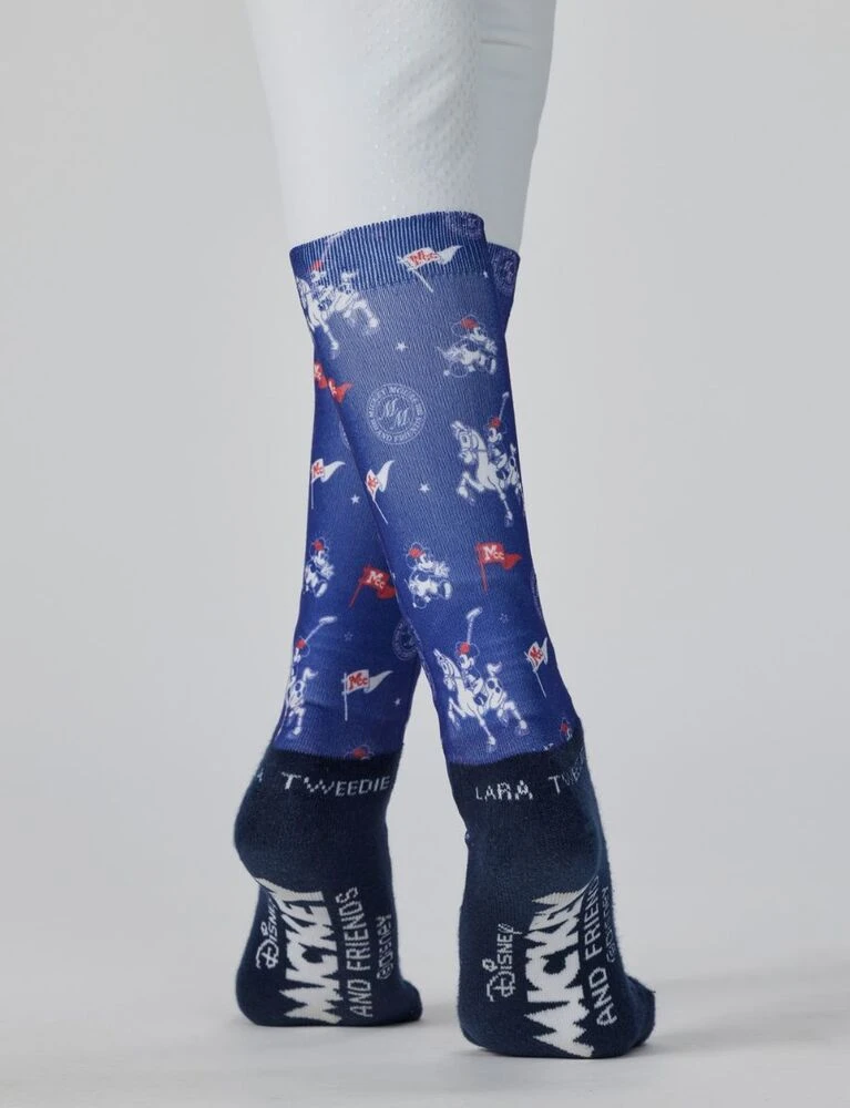 LARA TWEEDIE Mickey & Friends Country Club Chukka Riding Socks