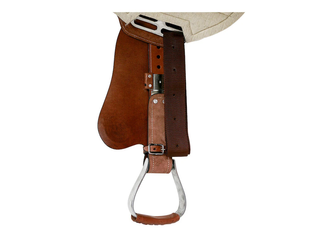 SYD HILL Gibson Roughout Leather Half Breed Saddle - Shxp Adjustable Tree & Panels