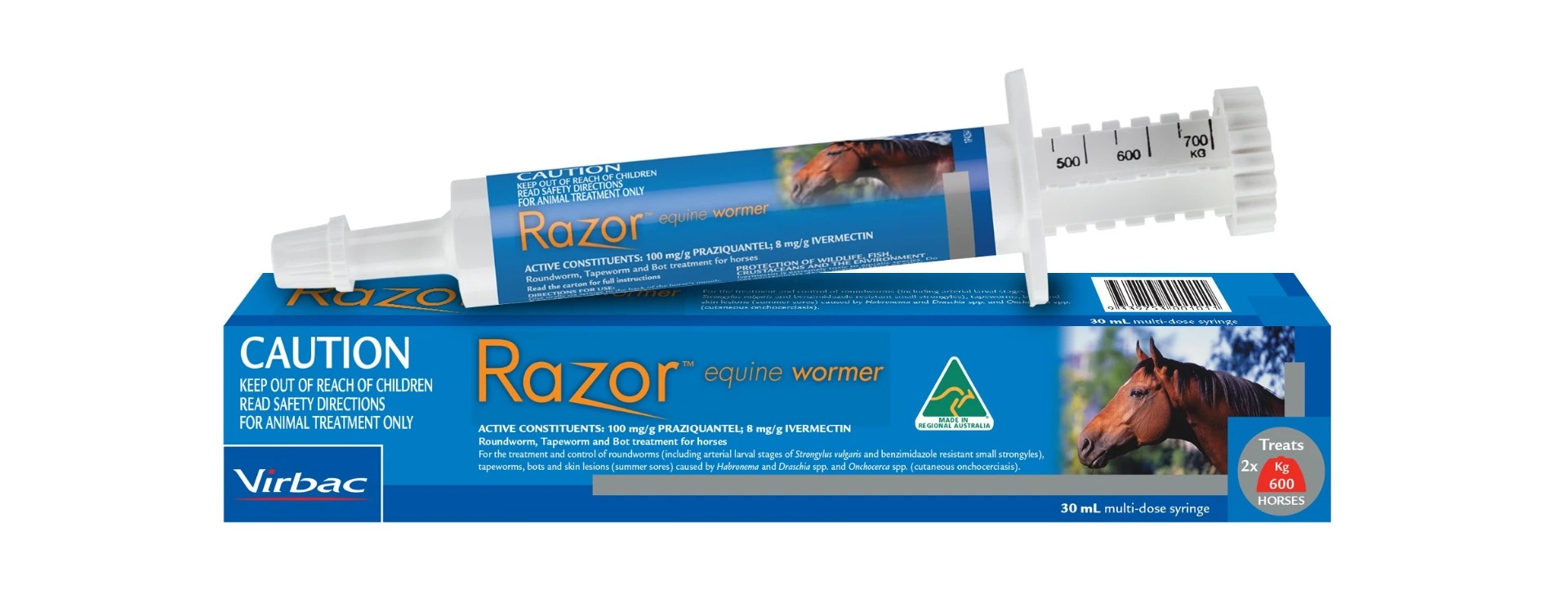 VIRBAC Razor Multi Dose Worm Paste - 30ML