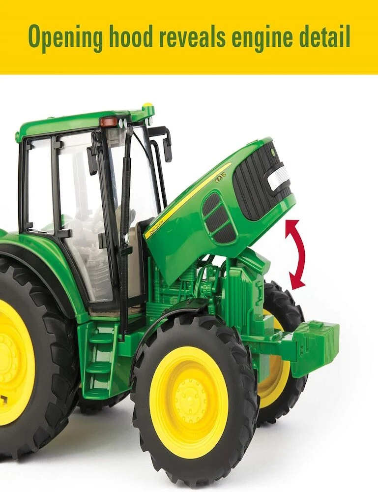 JOHN DEERE 1:16 Scale Lights And Sounds Tractor With Loader