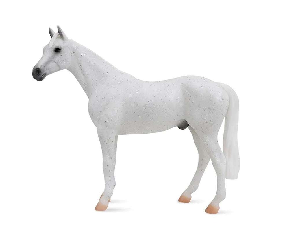 BREYER Freedom Fleabitten Grey Thoroughbred