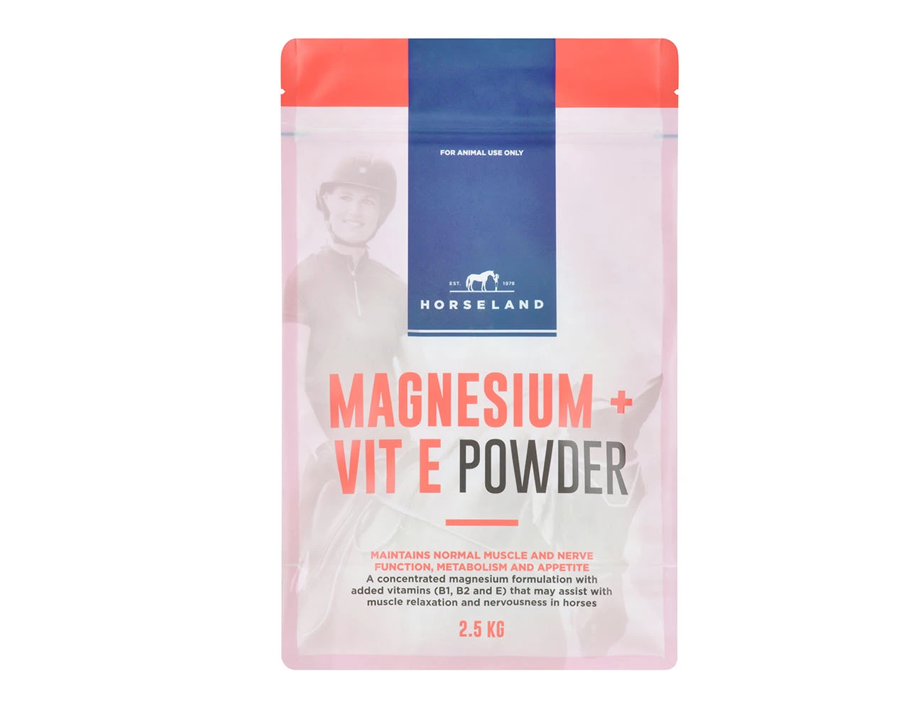 HORSELAND Magnesium + Vit E Powder - 2.5KG