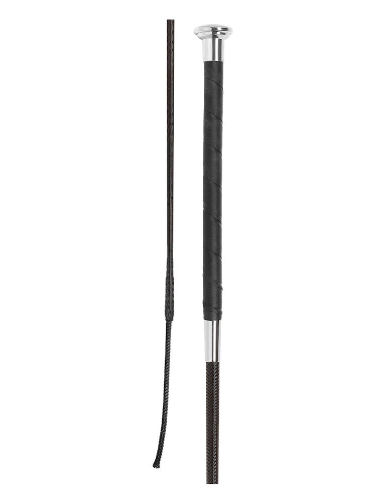 FLECK Sporty Dressage Whip With Woven Nylon Cover And Sporty-Wrapped Grip