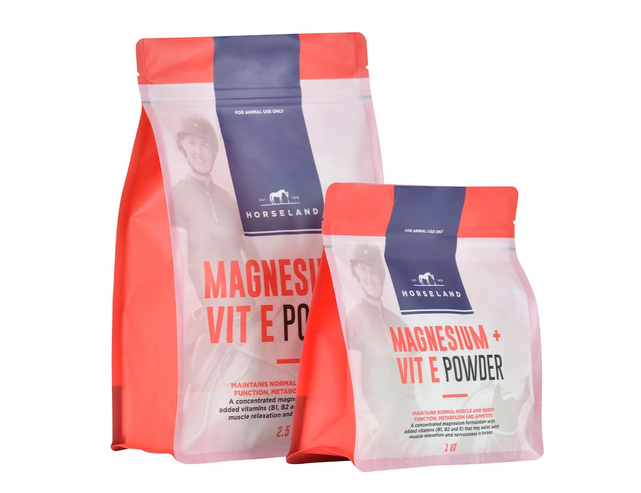 HORSELAND Magnesium + Vit E Powder - 1KG
