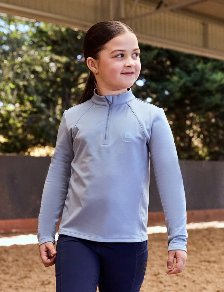 DUBLIN Kids Brushed Long Sleeve Riding Top