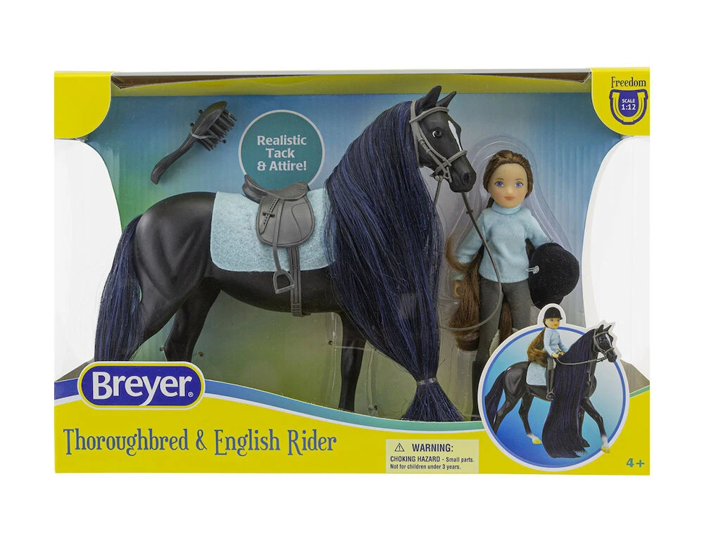 BREYER Freedom Jet & English Rider Charlotte