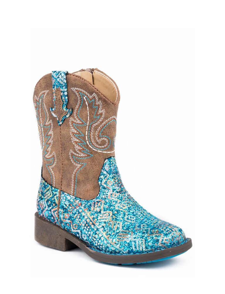 ROPER Toddler Glitter Aztec Boots