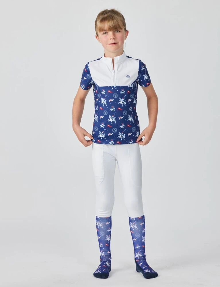 LARA TWEEDIE Mickey & Friends Country Club Chukka Short Sleeve Competition Top