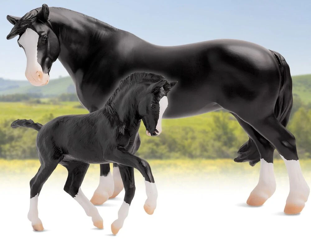 BREYER Traditional Nistar Blazing Kansas And Ethel