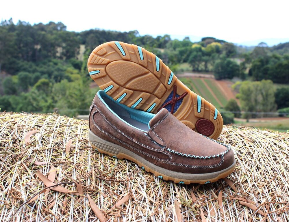 TWISTED X Womens Mocs Cellstretch Slipon Shoes