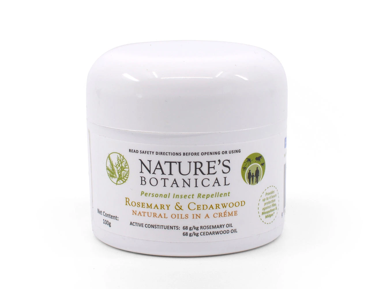 NATURE'S BOTANICAL Rosemary & Cedarwood Repellant - 100GM
