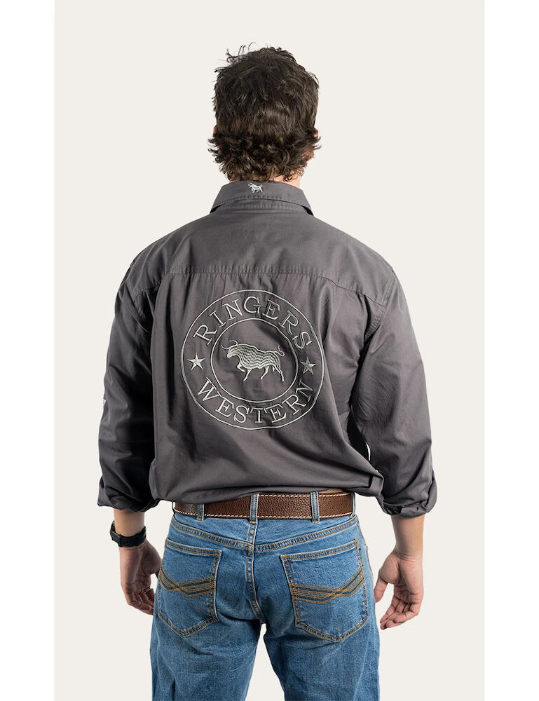 RINGERS WESTERN Hawkeye Mens Full Button Work Shirt