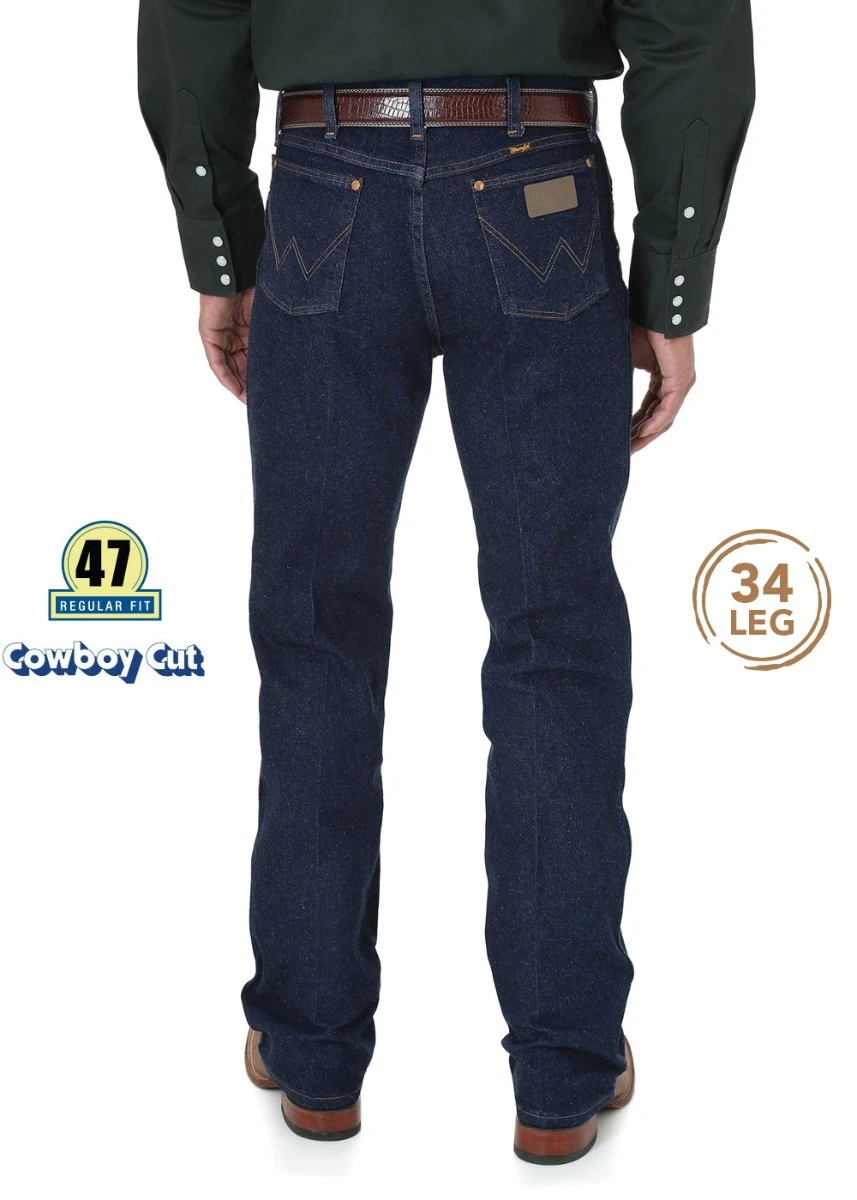 WRANGLER Mens Cowboy Cut Stretch Regular Fit Jean