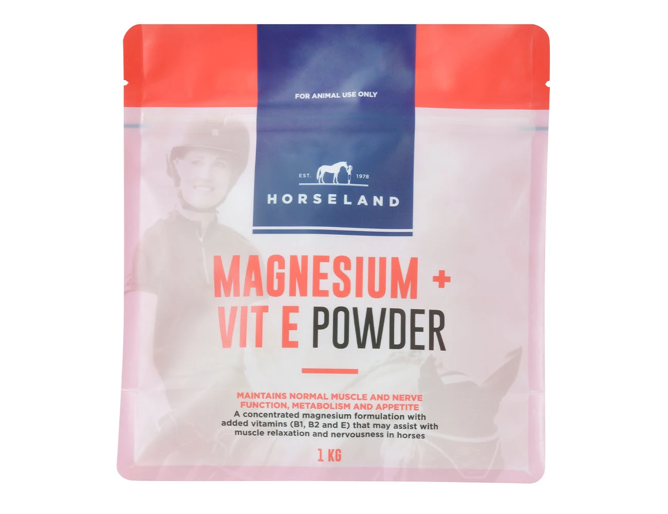 HORSELAND Magnesium + Vit E Powder - 1KG