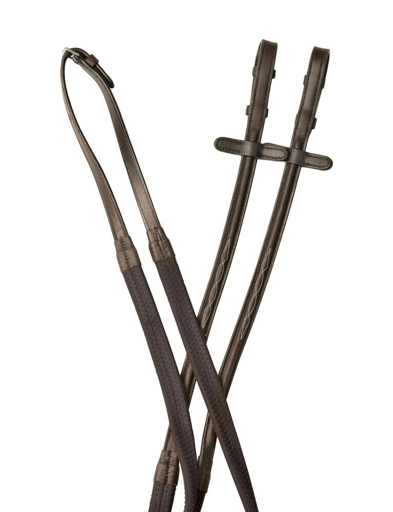 COLLEGIATE ComFiTec Opulux Fancy Raised Rubber Reins